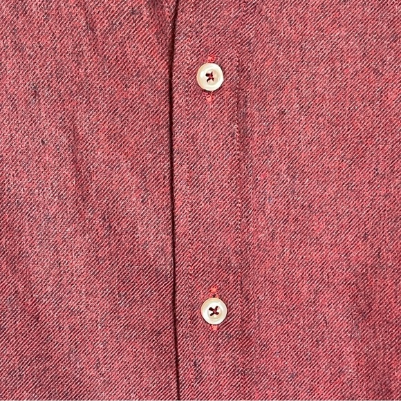 Gant Light Maroon 100% Cotton Button Down Long Sleeve Collared Shirt - Size XL - Picture 4 of 11